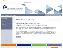 Tablet Screenshot of copd.lbg.ac.at